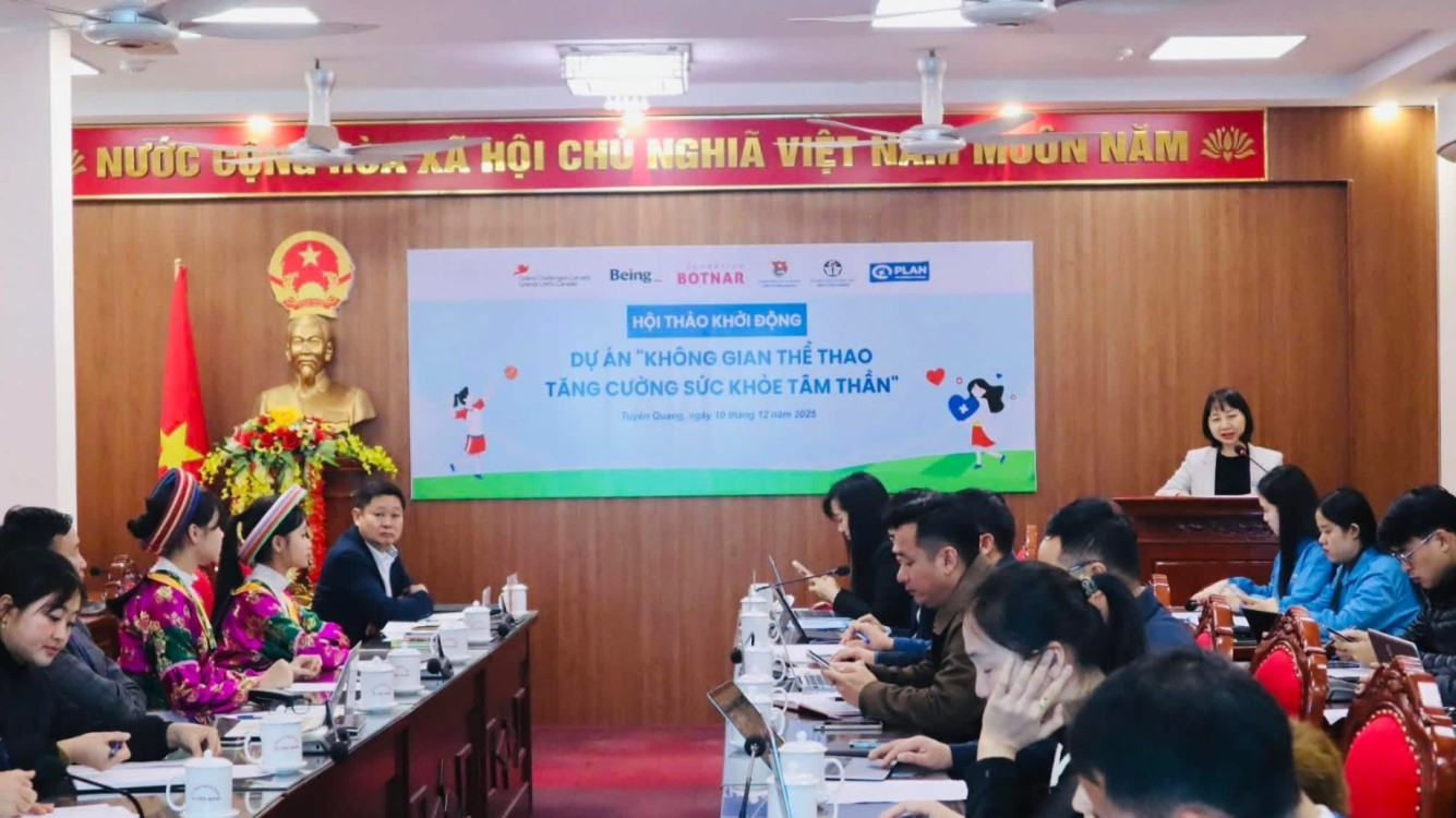 Khởi động dự án “Không gian thể thao tăng cường sức khỏe tâm thần” tại Tuyên Quang